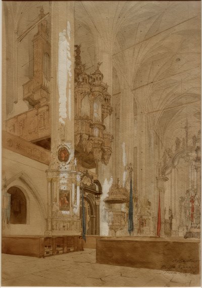 Marienkirche zu Thorn alkotó: Eduard Gärtner