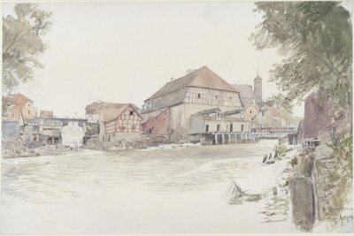 Malomok az Allén Heilsbergben alkotó: Eduard Gaertner
