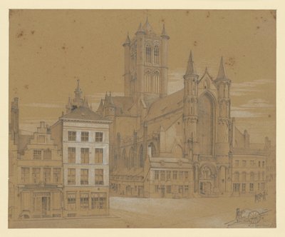 Szent Miklós-templom Gentben alkotó: Eduard Gaertner