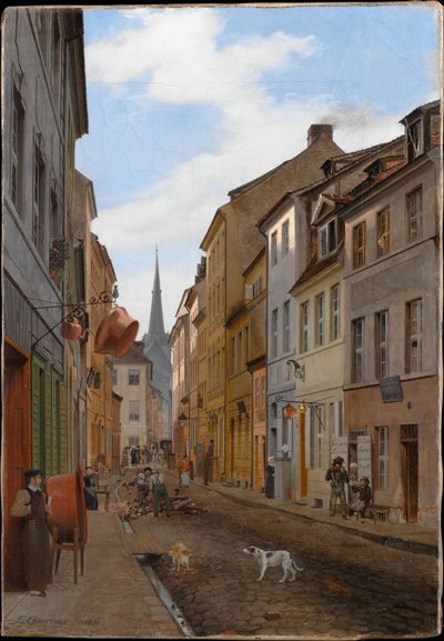 Parochialstrasse Berlinben alkotó: Eduard Gaertner