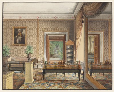 Karl porosz herceg dolgozószobája alkotó: Eduard Gaertner