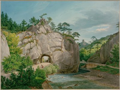 Baden Bécs mellett (Bécsi erdő, Alsó-Ausztria), alkotó: Eduard Gurk
