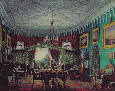 Alekszandra Fedorovna császárné (1798-1860) szalonja, 1850-es évek alkotó: Eduard Hau