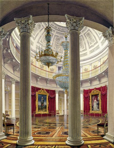 A Rotunda, Téli Palota, 1862 alkotó: Eduard Hau