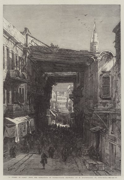 Egy kairói utca alkotó: Eduard Hildebrandt