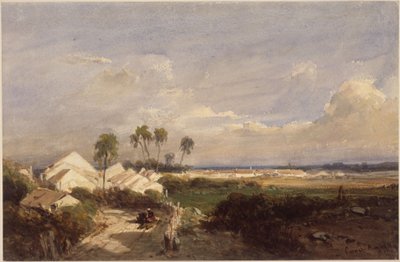 Kilátás Coróra alkotó: Eduard Hildebrandt