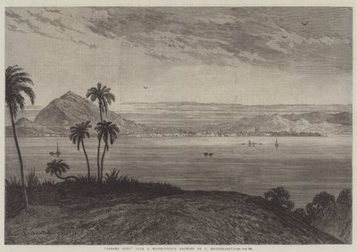 Panama kikötője alkotó: Eduard Hildebrandt
