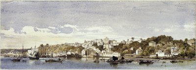 Bahia panorámája alkotó: Eduard Hildebrandt