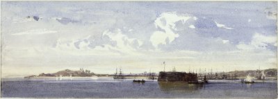 Bahia panorámája alkotó: Eduard Hildebrandt