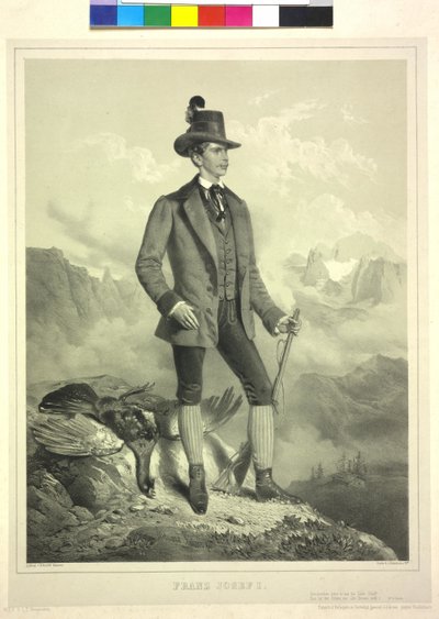 I. Ferenc József osztrák császár alkotó: Eduard Kaiser