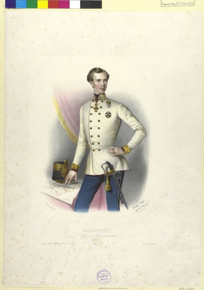 I. Ferenc József osztrák császár alkotó: Eduard Kaiser
