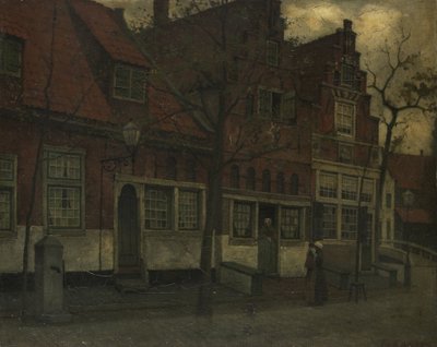 Házak a Breedstraaton, Enkhuizenben alkotó: Eduard Karsen