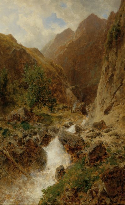 Wildbach alkotó: Eduard Peithner von Lichtenfels