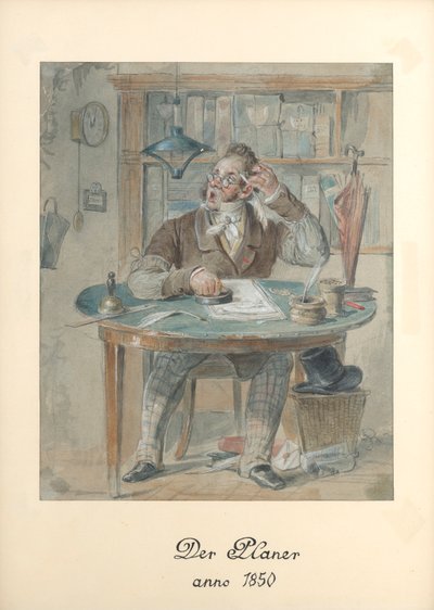 A biedermeier tisztviselő alkotó: Eduard Ritter