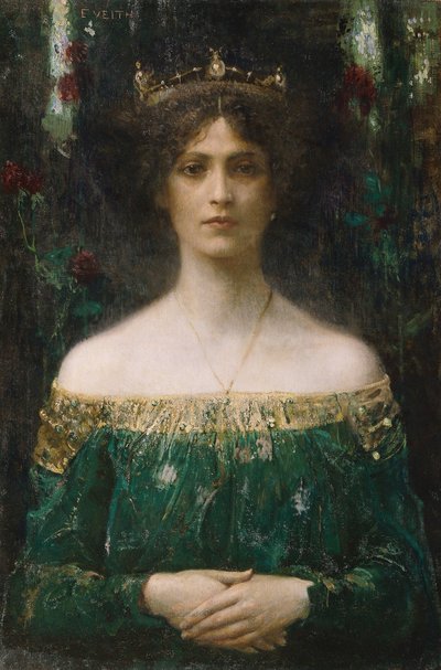 A király lánya, 1902 előtt. alkotó: Eduard Veith
