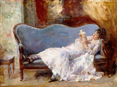 Olvasó hölgy, alkotó: Eduardo-Leon Garrido