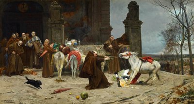 Visszatérés az apátságba alkotó: Eduardo Zamacois y Zabala