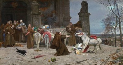 Visszatérés az apátságba alkotó: Eduardo Zamacois y Zabala