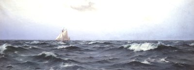 Valkyrie II átkelés az Atlanti-óceánon, 1893 körül alkotó: Eduardo de Martino