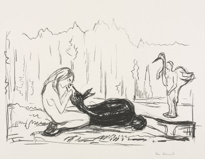 Alfa és Omega: Omega, a feleség és a szamár alkotó: Edvard Munch