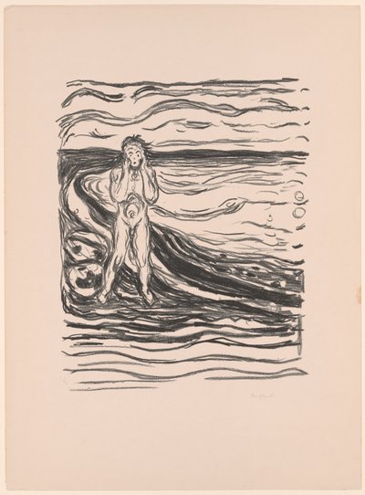 Alpha kétségbeesése alkotó: Edvard Munch