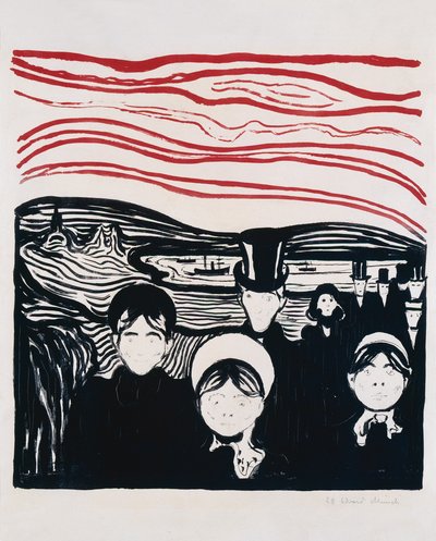 Félelemérzet alkotó: Edvard Munch