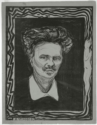 August Strindberg alkotó: Edvard Munch