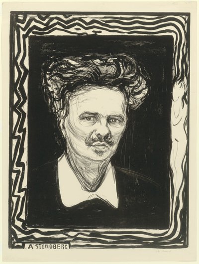 August Strindberg alkotó: Edvard Munch