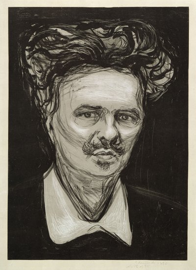 August Strindberg alkotó: Edvard Munch