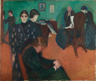 Halál a betegszobában alkotó: Edvard Munch