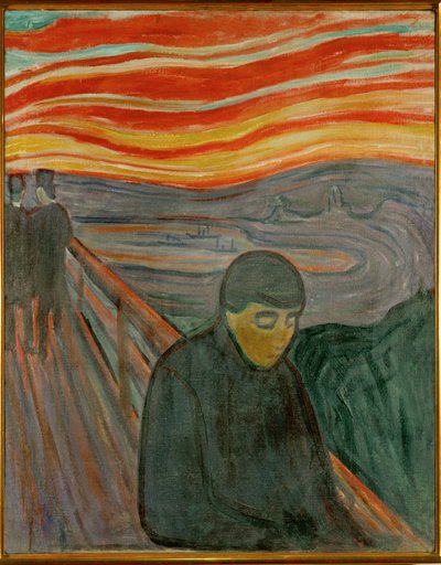 Kétségbeesés (olaj, vászon) alkotó: Edvard Munch