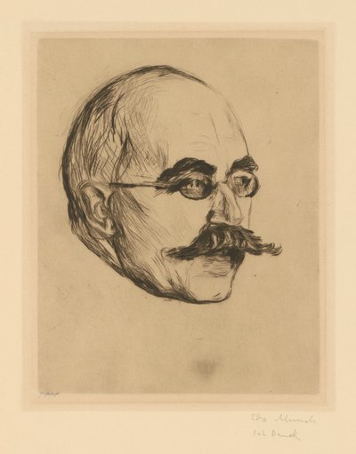 Dr. Gustav Schiefler alkotó: Edvard Munch