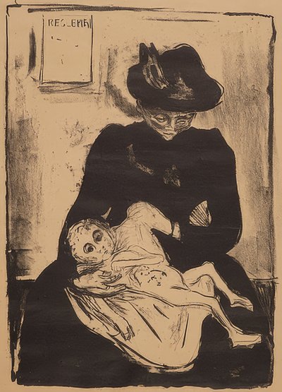 Örökség. 1916 alkotó: Edvard Munch