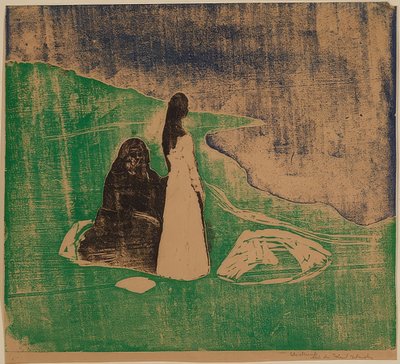 Nők a tengerparton. 1898 alkotó: Edvard Munch