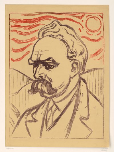 Friedrich Nietzsche alkotó: Edvard Munch