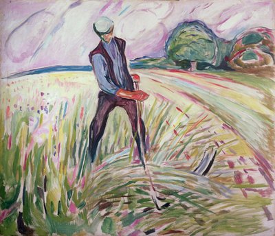 Széna kaszálása alkotó: Edvard Munch