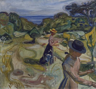 A kertben alkotó: Edvard Munch