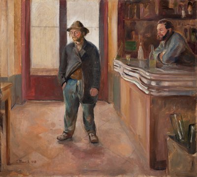 A kocsmában alkotó: Edvard Munch
