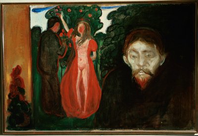 Féltékenység (festmény vászonra) alkotó: Edvard Munch