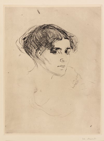 Női fej alkotó: Edvard Munch