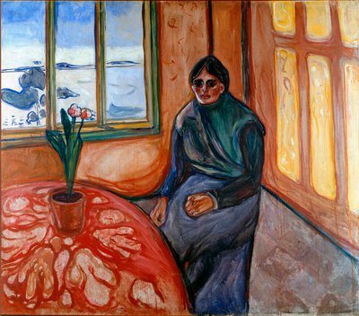 Melancolie (Laura) Edvard Munch (1863-1944) festménye 1899 V. 110x126 cm Oslo, Munch Múzeum (Musee Munch) Városi Művészeti Gyűjtemények alkotó: Edvard Munch