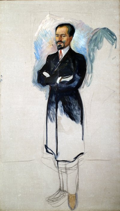 Ernest Thiel portréja 1859-1947 alkotó: Edvard Munch