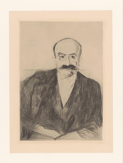 Portré Dr. Max Ash alkotó: Edvard Munch
