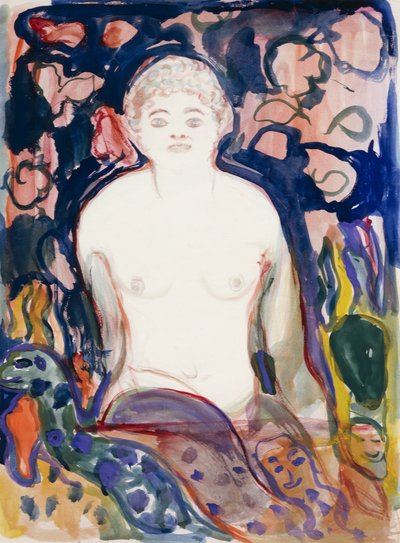 Ülő modell alkotó: Edvard Munch