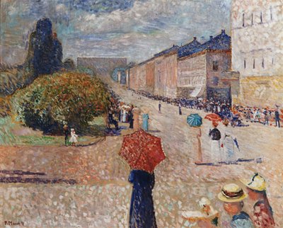 Tavasz a Karl Johan utcában alkotó: Edvard Munch