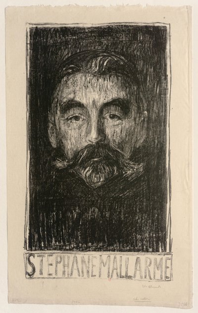Stéphane Mallarmé alkotó: Edvard Munch