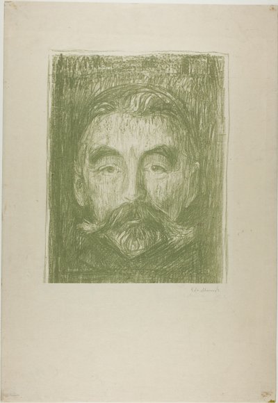 Stephane Mallarme alkotó: Edvard Munch