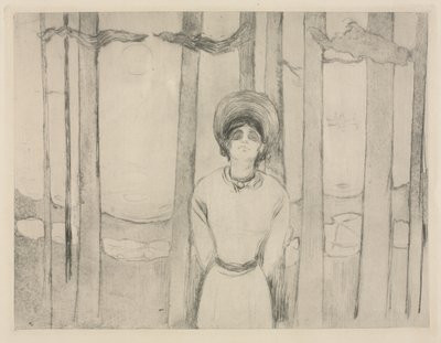 Nyári éjszaka  (The Voice) alkotó: Edvard Munch