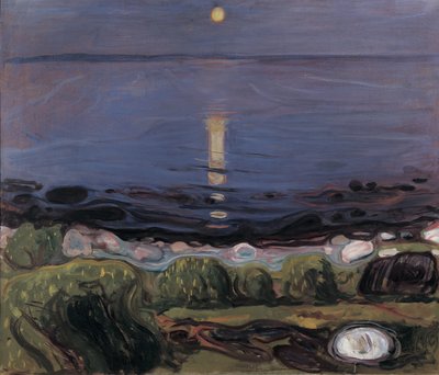 Nyári éjszaka a tengerparton alkotó: Edvard Munch