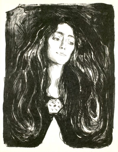 A bross. Éva Mudocci alkotó: Edvard Munch